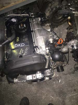 skoda oktavia 2007-2010 çıkma yedek bkd motor